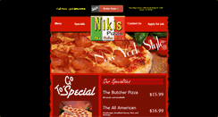 Desktop Screenshot of nikipizza.com